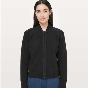 Lululemon On Repeat Bomber Black Size 4